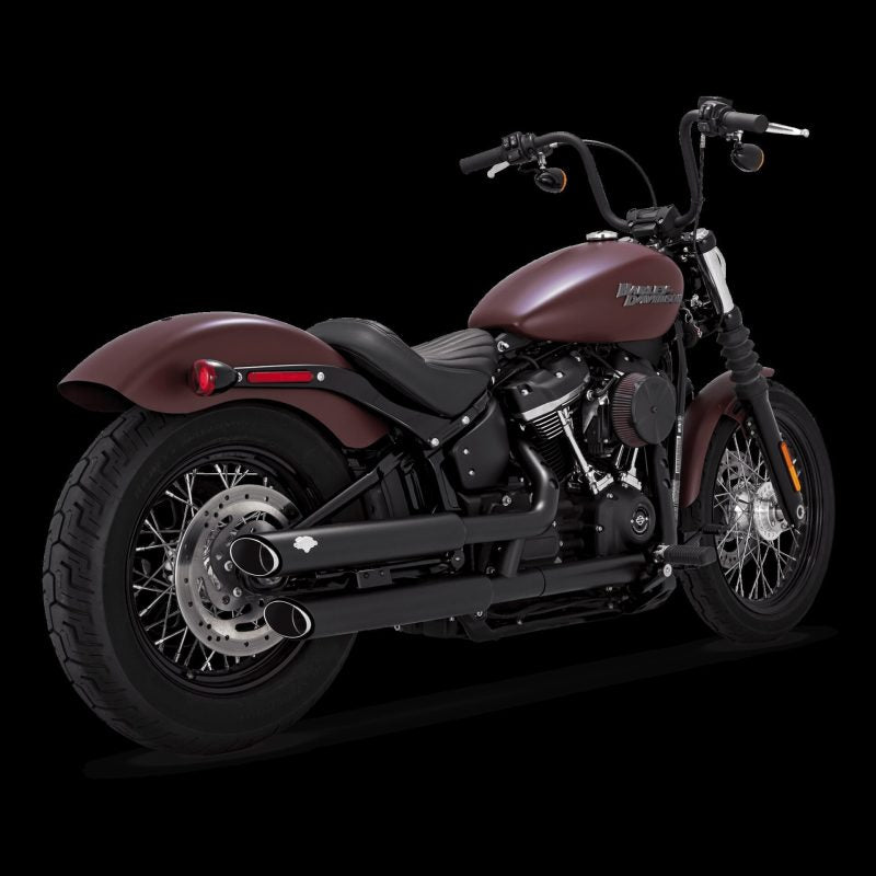 Vance and Hines Vance 46376 & Hines 18-22 Harley Davidson Softail Twin Slash S/