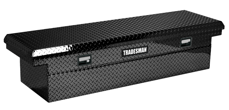 Tradesman 79200LP Aluminum Single Lid Cross Bed Low-Profile Truck Tool Box (60in.) - Blk