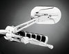 Kuryakyn 1412 Kuryakyn Magnum Plus Mirror Flat Glass Chrome