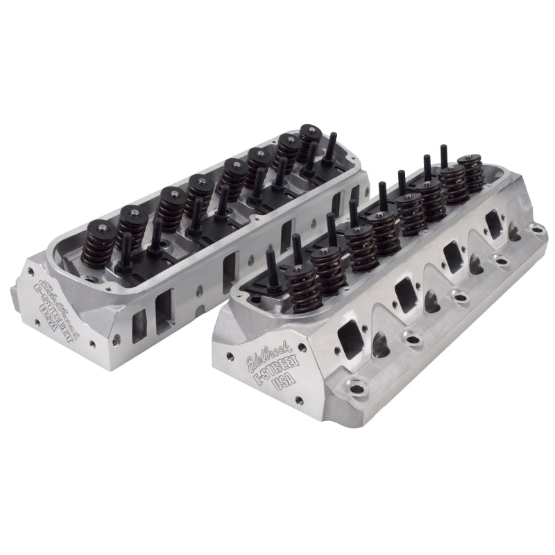 Edelbrock 5025 Cylinder Head E-Street SB fits Ford 2 02 Intake (Complete Pair)
