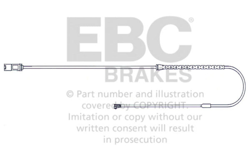 EBC EFA140 fits BMW 10 2014-20 X5 3.0L Turbo Rear Wear Leads