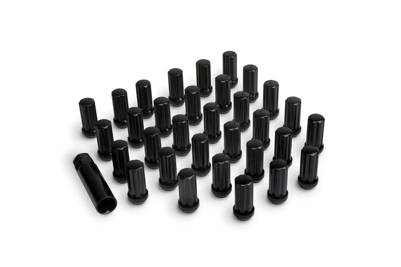 ICON 89141532B Alloys Lug Nut Kit Black - 14x1.5 - 32 Lug Nuts w/ Key