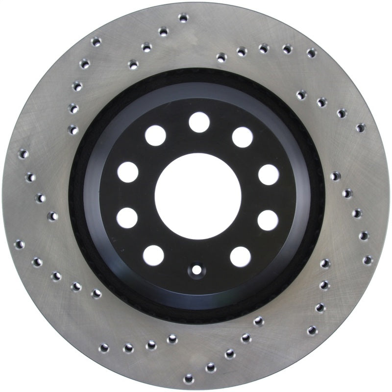 Stoptech 128.33113R 09-13 fits VW CC 3.6L VR6 / 08-09 & 12 Golf R/Golf R32 Drilled Right Rear Rotor