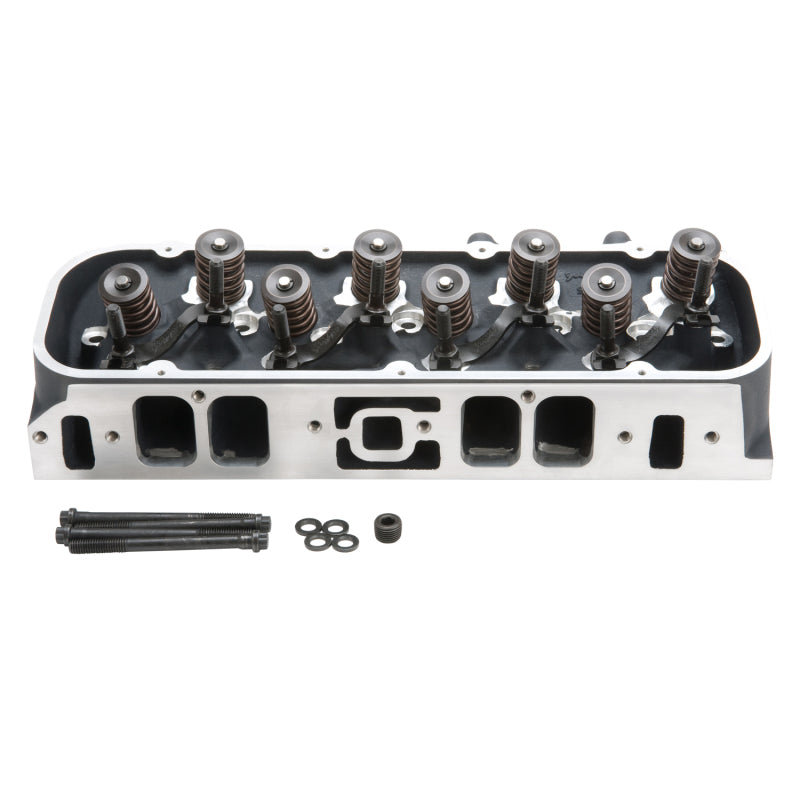 Edelbrock 61555 Cylinder Head BB Chevy Marine Performer RPM Rectangular Port Complete w/ Springs