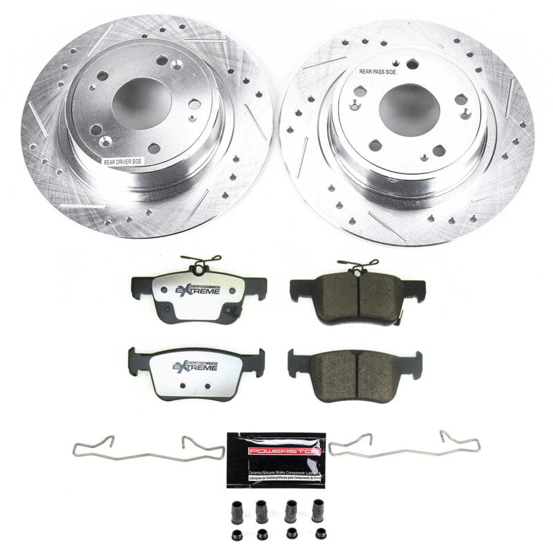 Power Stop K8063-26 18-22 fits Honda Accord Rear Z26 Street Brake Kit