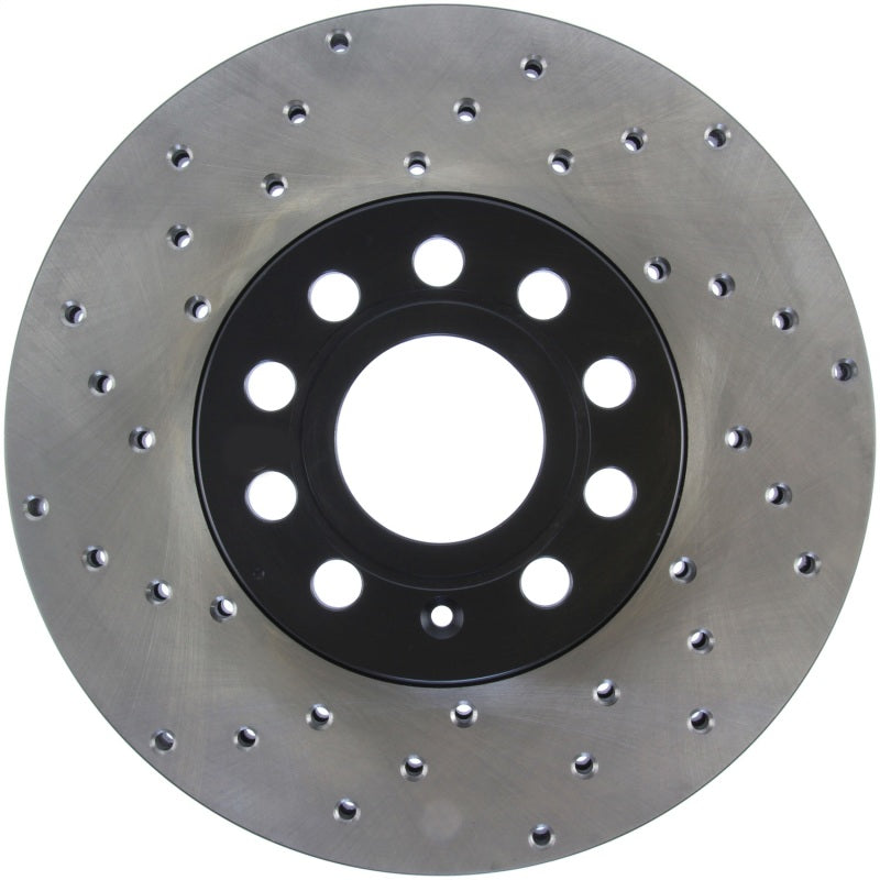 Stoptech 128.33110R 05-10 VW Jetta (Exc Wagon) / 09-10 Jetta Wagon / 07-10 Rabbit Drilled Right Front Rotor