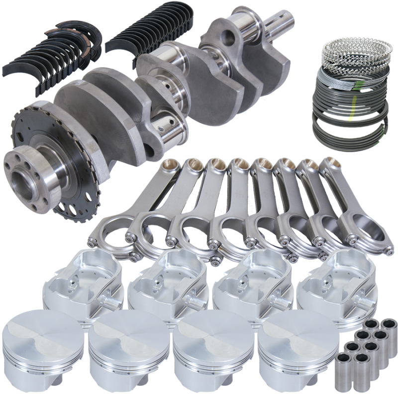Eagle 128264005 fits Chevy LS2 4.000in Crank 24 Tth Rlctor 6.125in H-Beam -3.1cc 4.005in Pistons Rotating Assembly