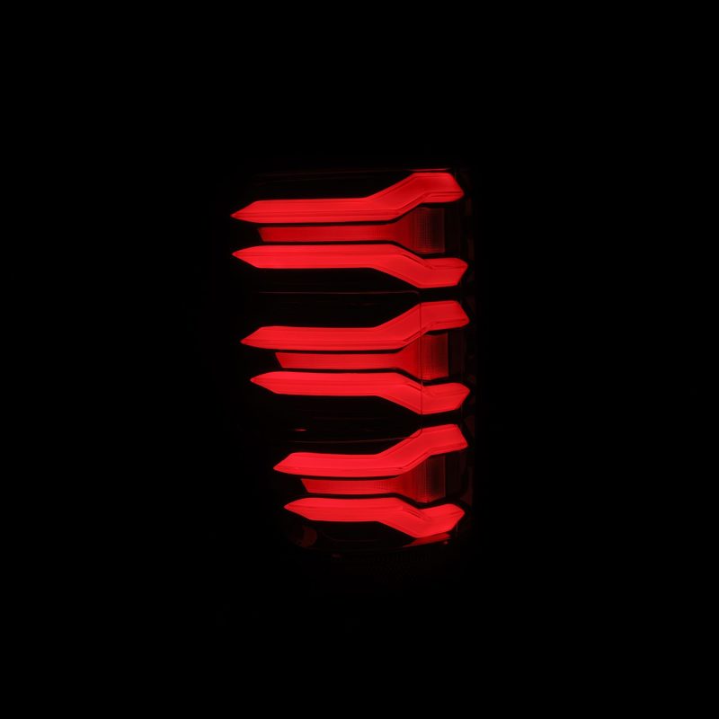 AlphaRex 653030 fits Ford 21-22 F-150 LUXX LED Tailights Black/Red