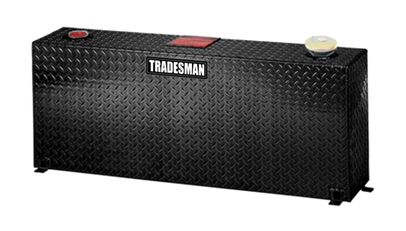Tradesman 73155 Aluminum Rectangular Liquid Storage Tank (55 Gallon Capacity) - Blk