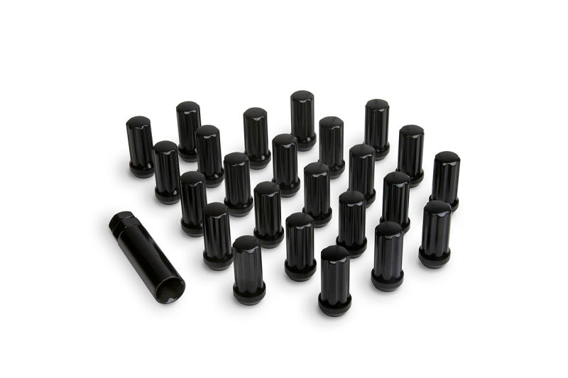 ICON 89141524B Alloys Lug Nut Kit Black - 14x1.5 - 24 Lug Nuts w/ Key