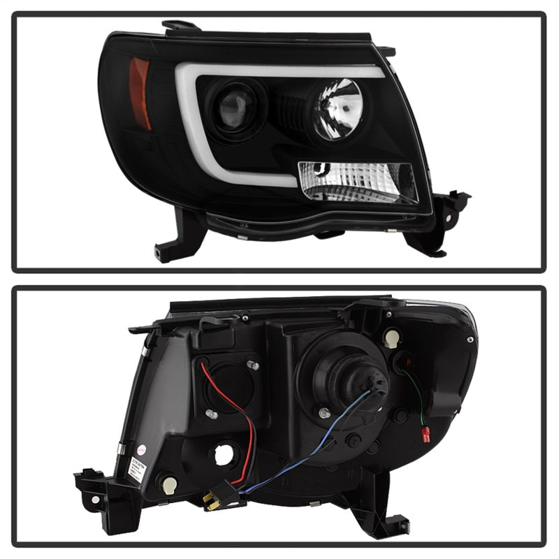 Spyder 5084514 fits Toyota 05-11 Tacoma Projector Headlights - Light Bar DRL -