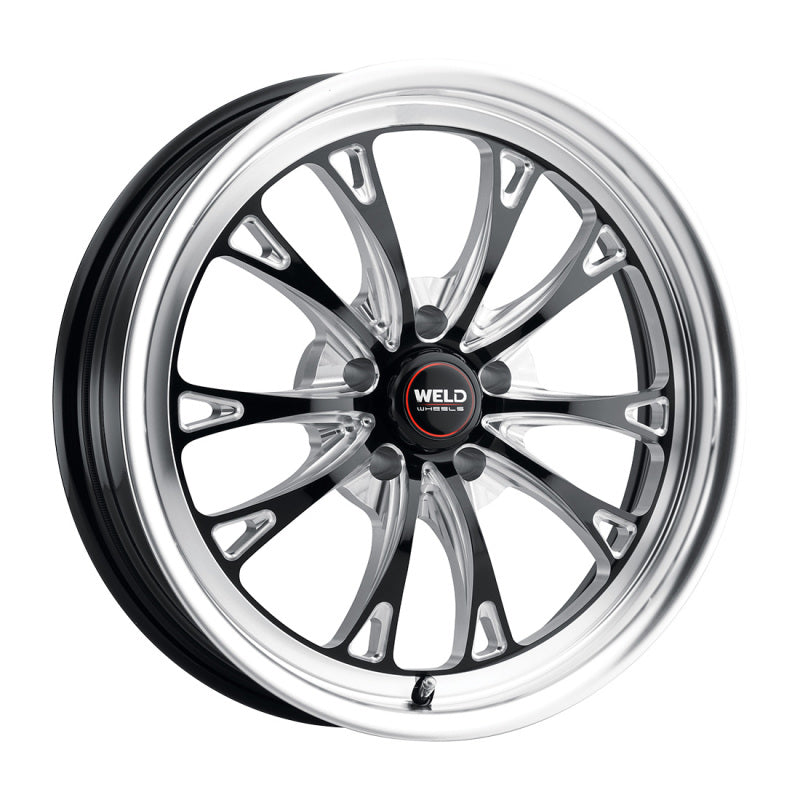 Weld S1578C022N23 Belmont Drag 18x5 / 5x120 BP / ET-23 BS2.1 Gloss Black MIL DI