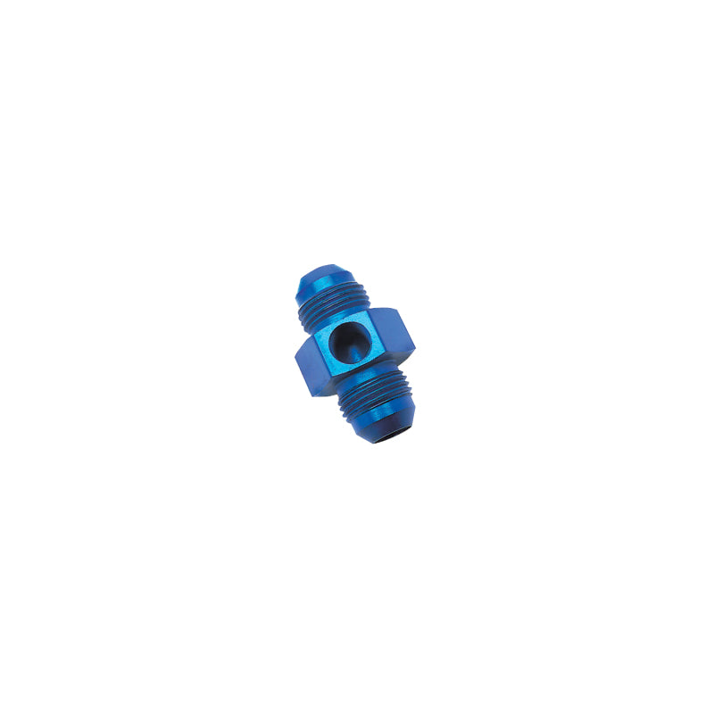 Russell 670010 Performance -8 AN Fuel Union Pressure Adapter (Blue)