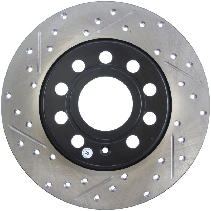 Stoptech 127.33131R Slotted & Drilled Sport Brake Rotor