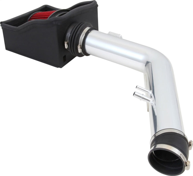 Spectre 9001 11-14 fits Ford F250/350 V8-6.2L F/I Air Intake Kit - Polished w/Red Filter