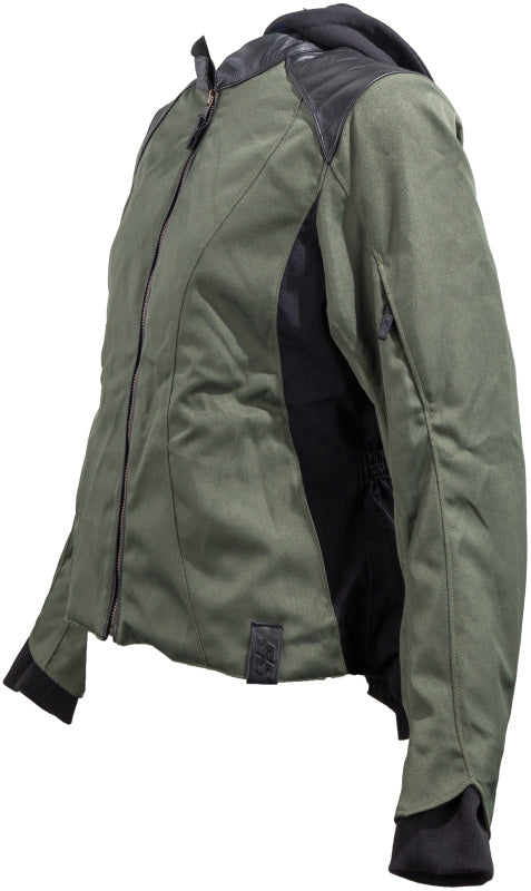 Speed and Strength 609903 Daydream Textile Jacket Olive/Black Womens - Large