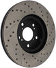 Stoptech 127.40071R 07-08 Acura MDX SportStop Slotted & Drilled Right Front Rotor