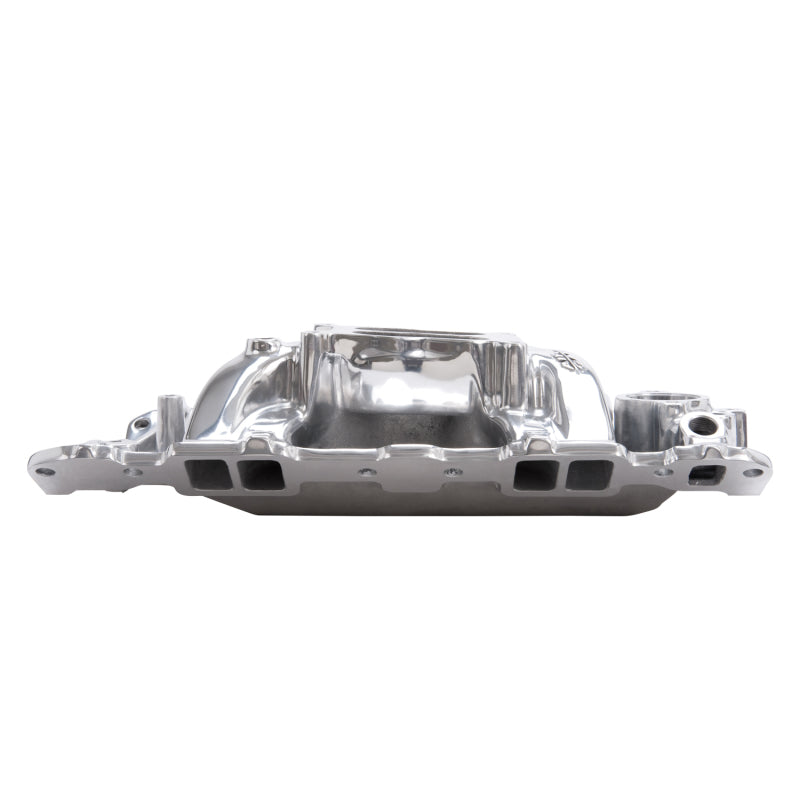 Edelbrock 26011 fits SBC Perf Air Gap Manifold Polished