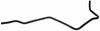 Gates 18296 07-09 fits Suzuki XL-7 V-6 3.6L Reservoir To Pipe-3 Molded Heater
