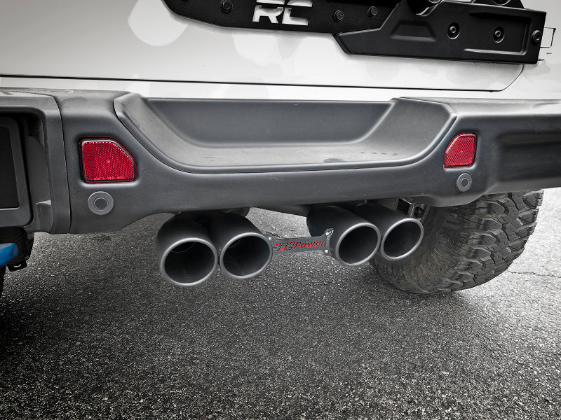 AFE 49-38073-B Series 2.5in 304 SS Cat-Back Exhaust w/ Black Tip 18-20 fits Jee