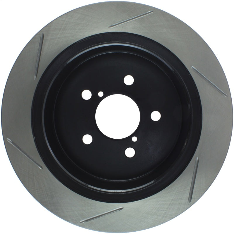 Stoptech 126.47026SL Power Slot 06-08 Subaru Legacy Wagon/Sedan 2.5i Rear Left SportStop Slotted Rotor