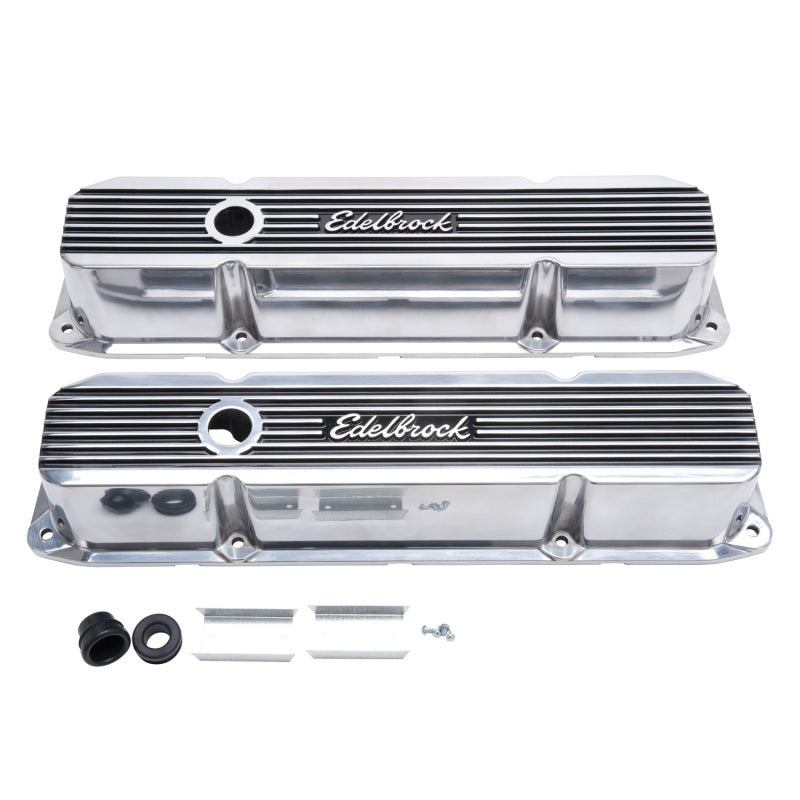 Edelbrock 4276 Valve Cover Elite II fits Chrysler 383-440 Big Block V8 Polished