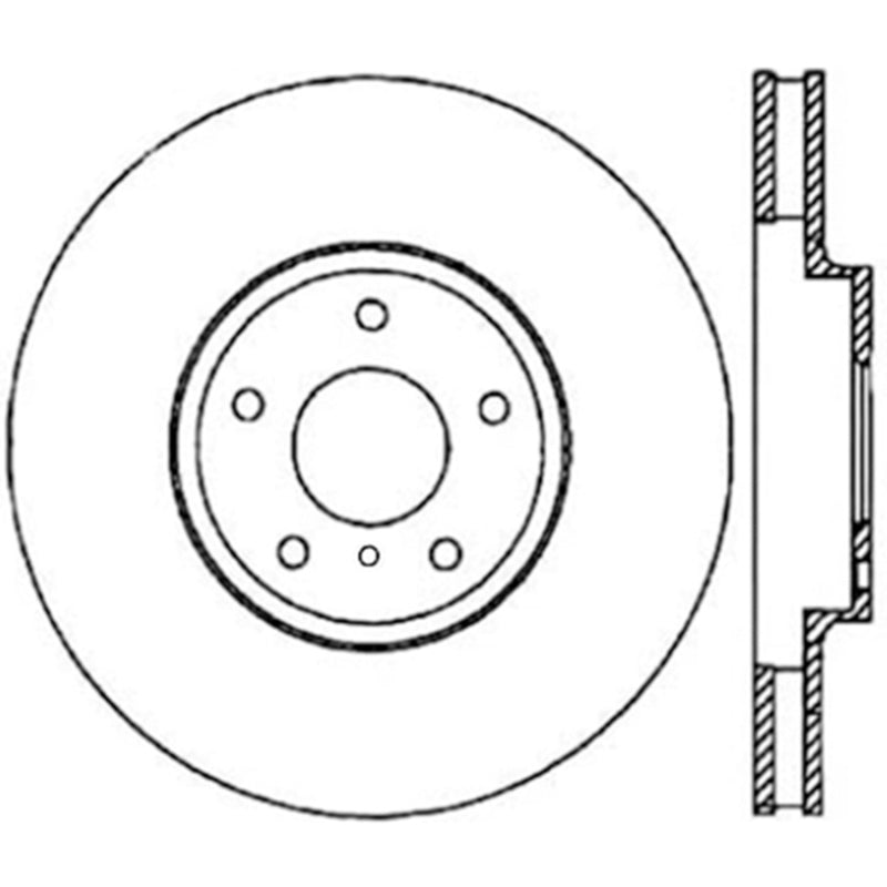Stoptech 120.42080CRY 06-07 350Z / 05-07 G35 / 06-07 G35X Front CRYO-STOP Rotor