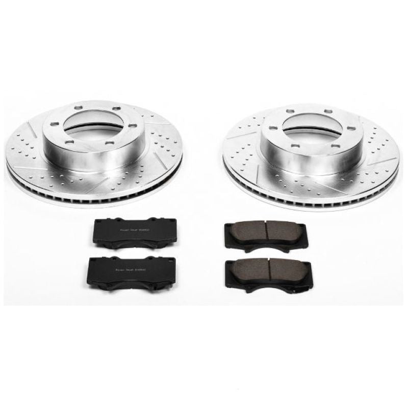 PowerStop K2324 fits Toyota 01-07 Sequoia Front Z23 Evolution Sport Brake Kit