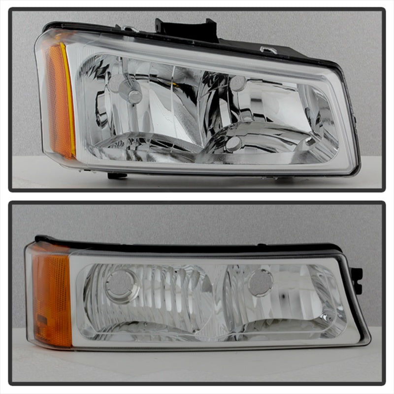 5064912 Xtune fits Chevy 03-06 Silverado 2500HD Crystal Headlights w/ Bumper L