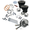 S&S Cycle 91-9130 70-84 BT 93in Sidewinder High Compression Big Bore Stroker Kit - Gloss Black