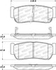 Stoptech 308.09541 Street Brake Pads