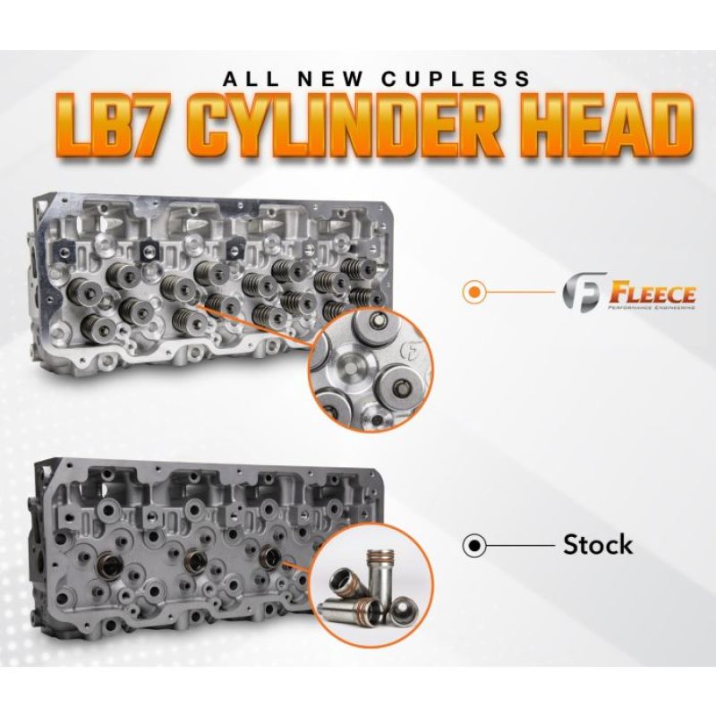 Fleece FPE-61-10001-D-CL Performance 01-04 GM Duramax LB7 Freedom Cylinder Head