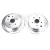 PowerStop fits Subaru 15-19 WRX Rear Evolution Drilled & Slotted Rotors - Pair