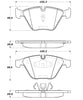 Stoptech 308.126 Street Touring Brake Pads