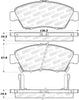 Stoptech 308.09481 Street Brake Pads