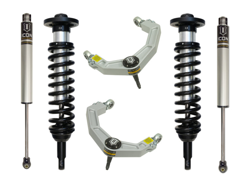 ICON K93002 fits Ford 09-13 F-150 4WD 0-2.63in Stage 2 Suspension System w/Billet Uca