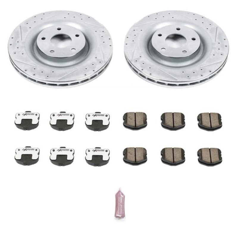 PowerStop K1444 26 06 fits Chevrolet Corvette Front Z26 Street Warrior Brake Kit