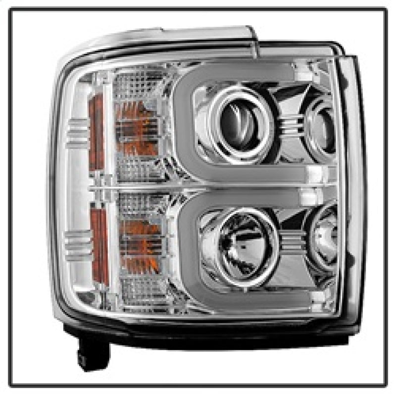 Spyder 5081049 fits Chevy 14-16 Silverado 20 2500 HD Projector Headlights Light