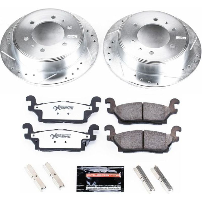 PowerStop K3067-36 06-10 fits Hummer H3 Rear Z36 Truck & Tow Brake Kit