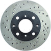Stoptech 127.40023R 96-00 fits Honda Civic DX/HX Coupe/90-00 Civic DX/LX Sedan Slotted & Drilled Right Front Rotor