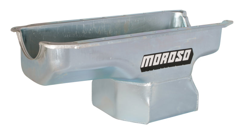 Moroso 20730 Mopar 360 (w/Center Sump) Deep Wet Sump 8qt 10in Steel Oil Pan
