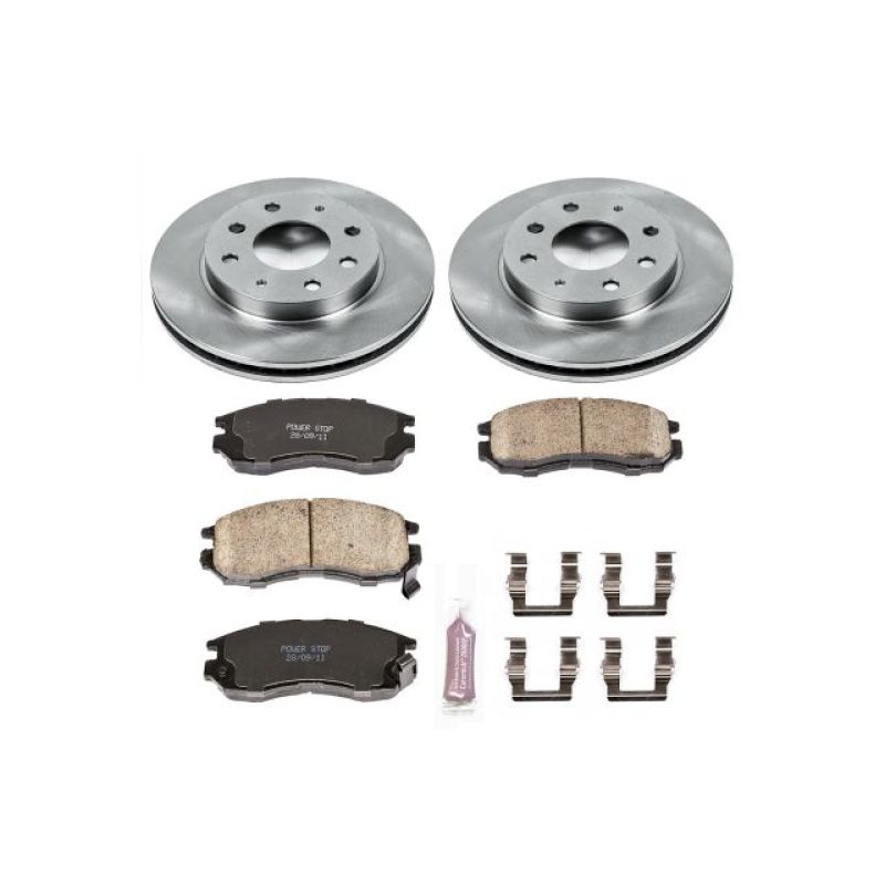 PowerStop KOE1090 fits Eagle 93-95 Summit Front Autospecialty Brake Kit