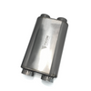 Ticon 116-07623-0250 Industries 17in OAL 3.0in Dual In/Out Thin Oval Titanium Muffler - Matte