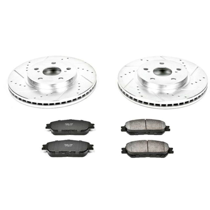 PowerStop K5438 fits Toyota 05-07 Avalon Front Z23 Evolution Sport Brake Kit