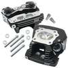 S&S 90-1293 Cycle 99-05 BT Super Stock 79cc Cylinder Head Kit - Wrinkle Black