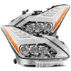 AlphaRex 881984 08-13 fits Infiniti G37 NOVA LED Proj Headlights Chrome w/ Ac