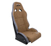 NRG DF-100BR-S DF-100BR-S Defender Seat Steel Frame Suspension - Brown w/ Gray