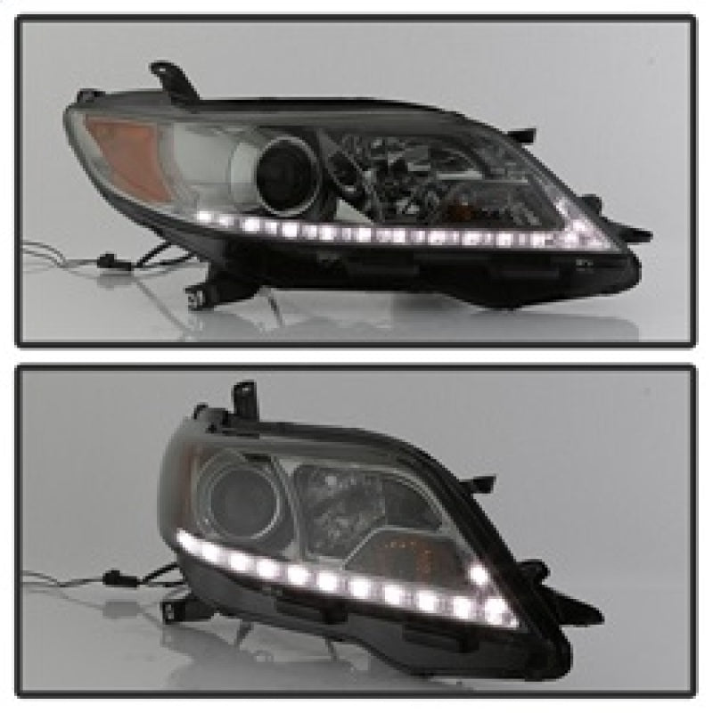 Spyder 5083999 fits Toyota 11-14 Sienna Projector Headlights - DRL LED - Smoke