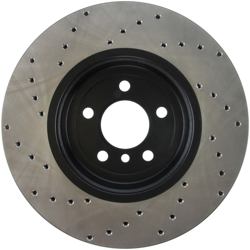 Stoptech 128.34124L 11-15 BMW 535i/535xi/ 12-15 640i Front Left Drilled Sport Brake Rotor