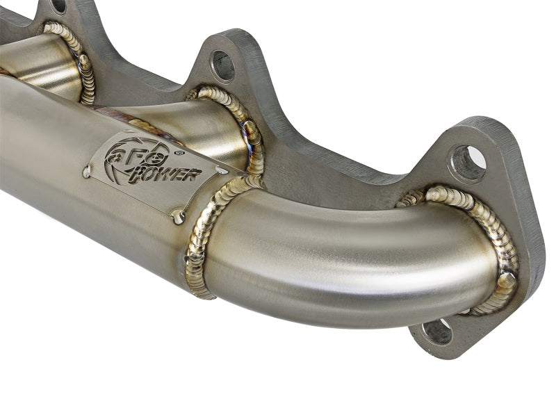AFE 48-32019 d Steel Header Turbo Manifold (T4) 98.5-02 fits Dodge Diesel Truck